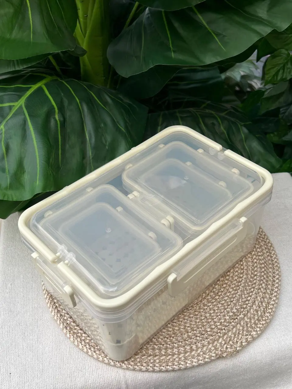 طقم علب تلاجة 5 قطع بلاستيك صورة رقم 5