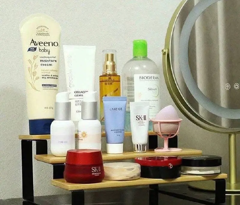 سلم توابل خشب برجلين معدن صورة رقم 7