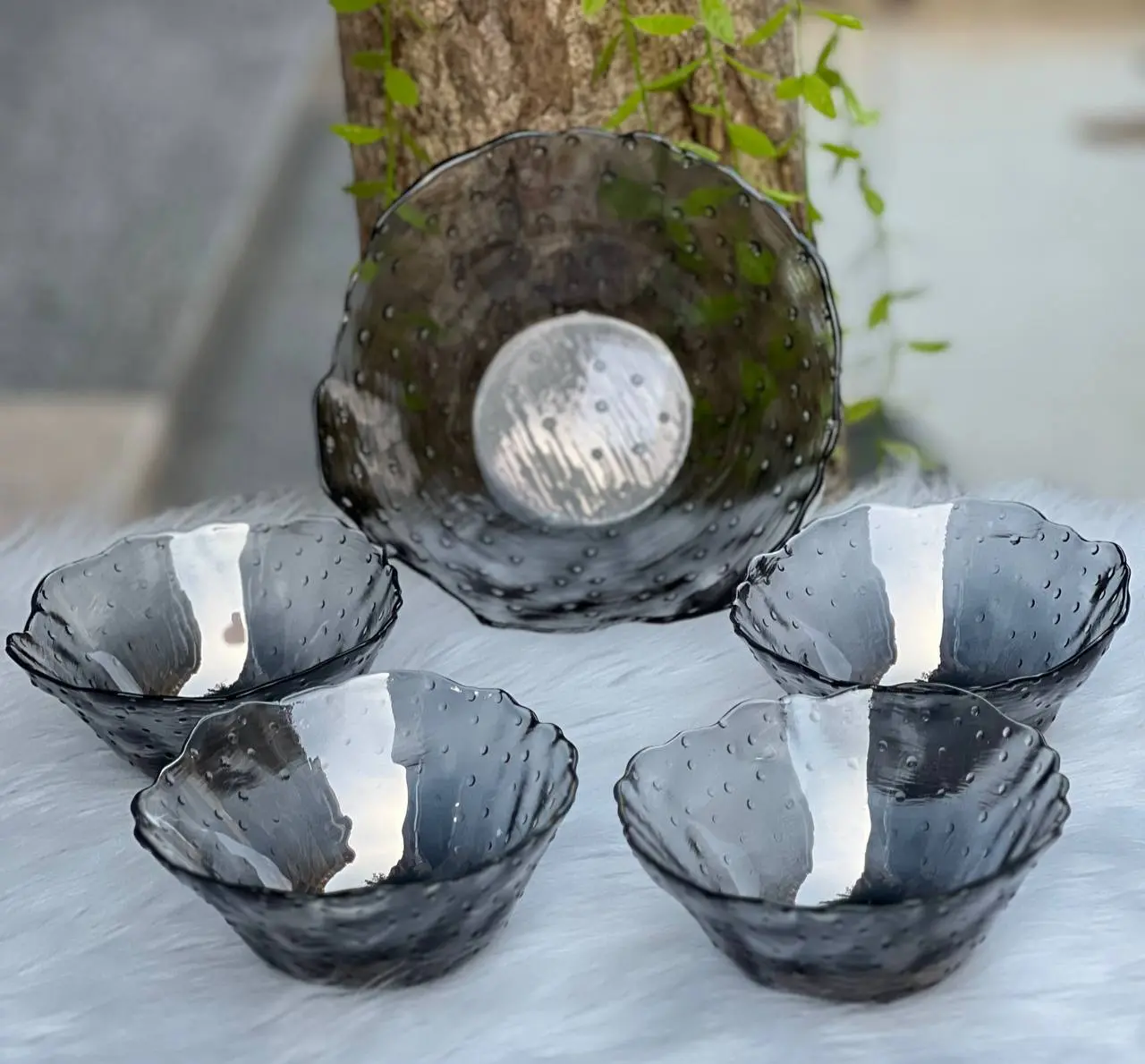 طقم كاس جيلي مضلع صورة رقم 5