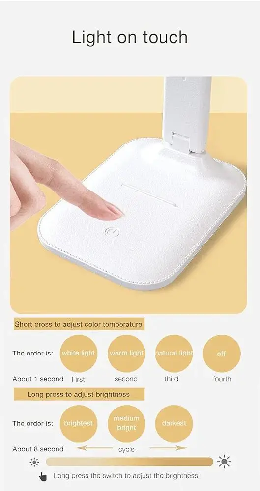 لمبة مكتب أو مذاكرة شحن usb صورة رقم 1