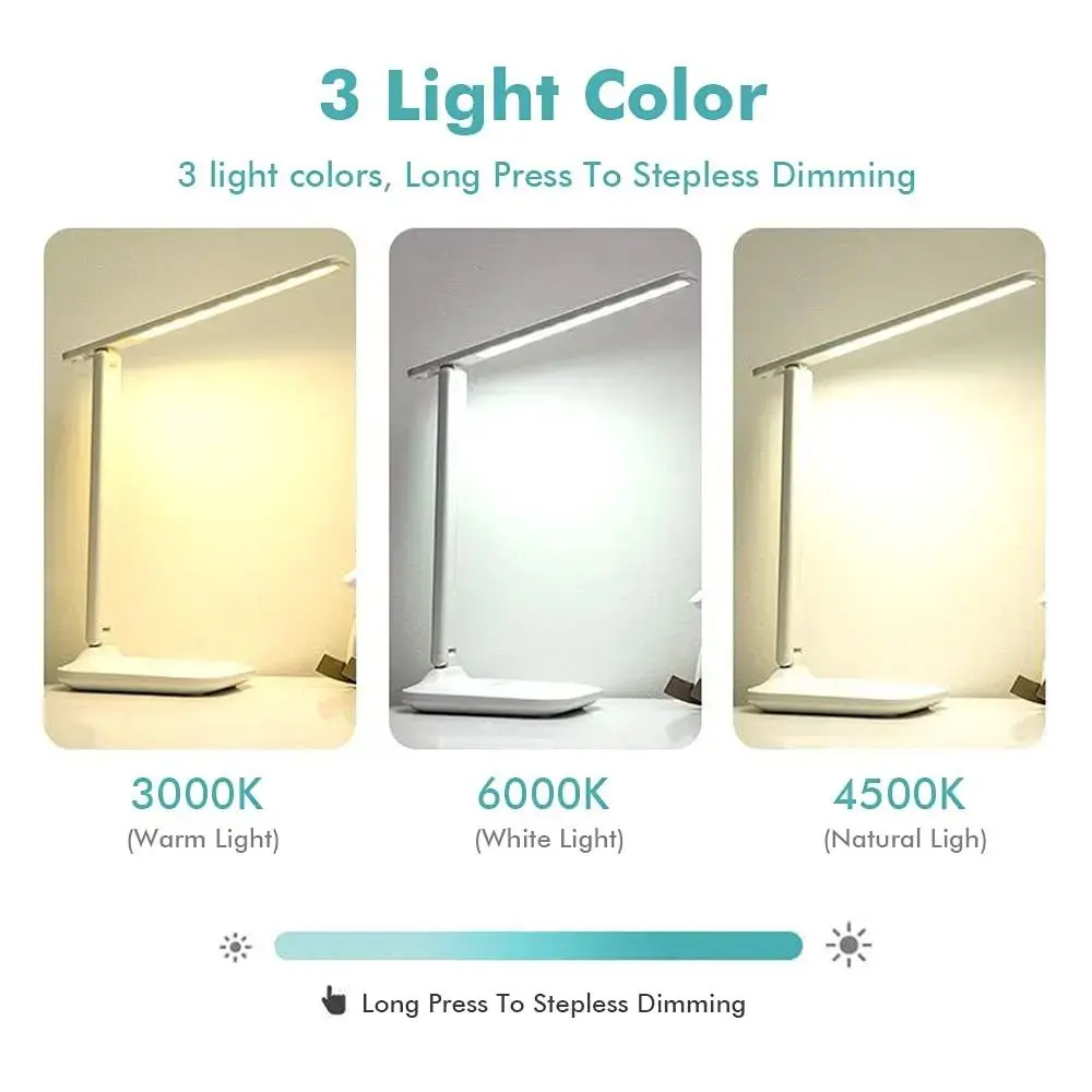 لمبة مكتب أو مذاكرة شحن usb صورة رقم 4